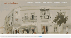 Desktop Screenshot of perez-borbujo.com