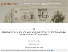 Tablet Screenshot of perez-borbujo.com